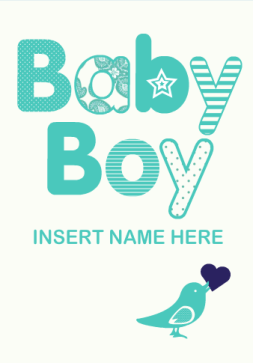 New Baby Boy Card New Baby Boy